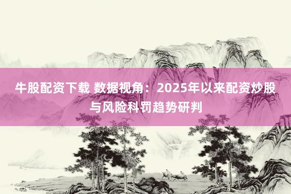 牛股配资下载 数据视角：2025年以来配资炒股与风险科罚趋势研判